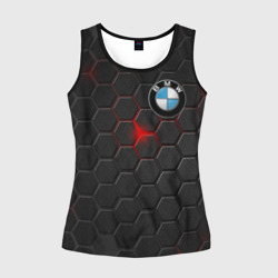 Женская майка 3D Карбон и BMW