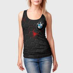 Женская майка 3D Карбон и BMW - фото 2