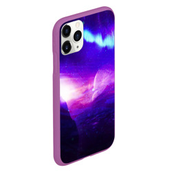 Чехол для iPhone 11 Pro матовый Космическое сияние - фото 2