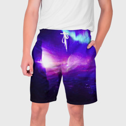 Мужские шорты 3D Космическое сияние