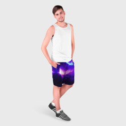 Мужские шорты 3D Космическое сияние - фото 2