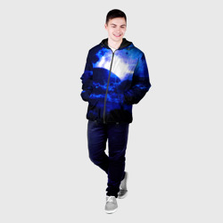 Мужская куртка 3D Космический закат - фото 2