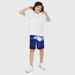 Детские спортивные шорты 3D Космический закат - фото 2
