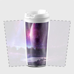 Термокружка-непроливайка Северный закат и космос - фото 2