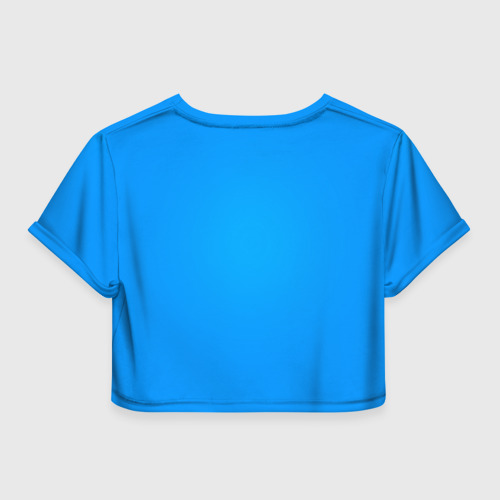 Женская футболка Crop-top 3D Веселый Ябоку. бездомный Бог, цвет 3D печать - фото 2