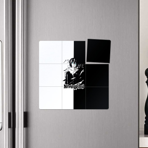 Магнитный плакат 3Х3 Бездомный бог черное и белое - фото 4