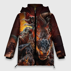 Женская зимняя куртка Oversize Демон-Всадник Darksiders