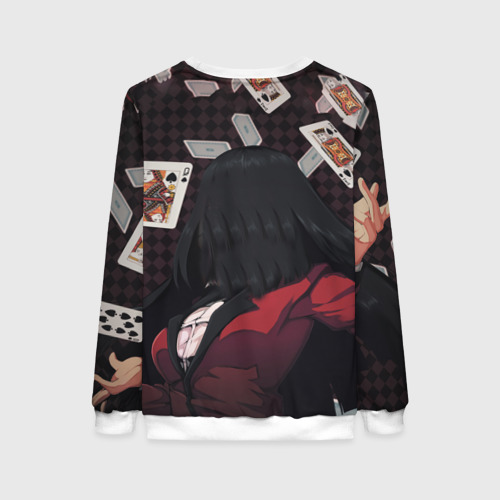 Женский свитшот 3D kakegurui yumeko карты, цвет 3D печать - фото 2