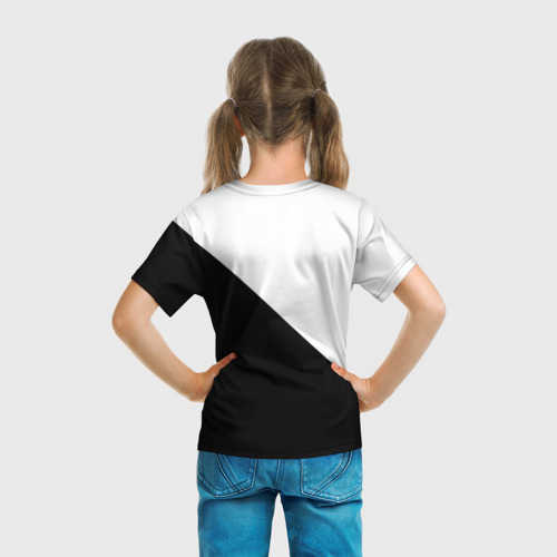 Детская футболка 3D с принтом Бездомный Бог, вид сзади #2