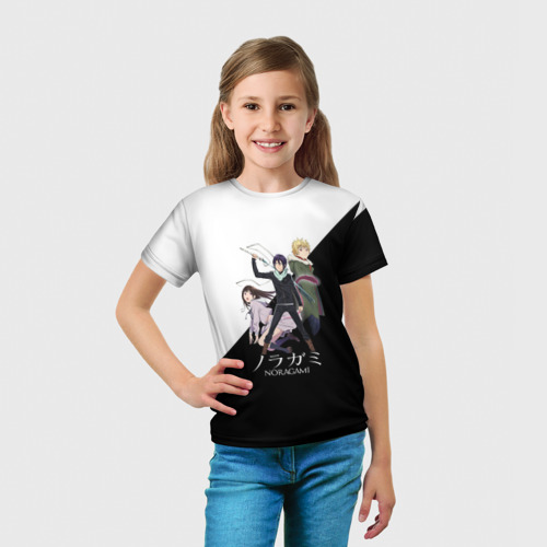 Детская футболка 3D с принтом Бездомный Бог, вид сбоку #3