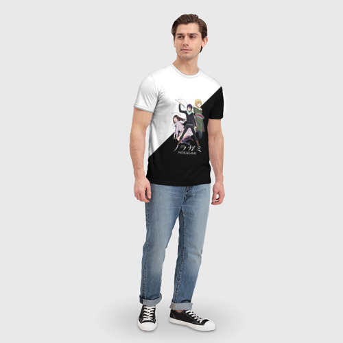 Мужская футболка 3D с принтом Бездомный Бог, вид сбоку #3