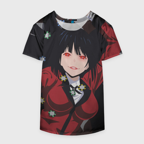 Накидка на куртку 3D Kakegurui падает, цвет 3D печать - фото 4