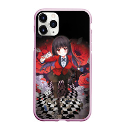 Чехол для iPhone 11 Pro Max матовый Kakegurui шахматная доска