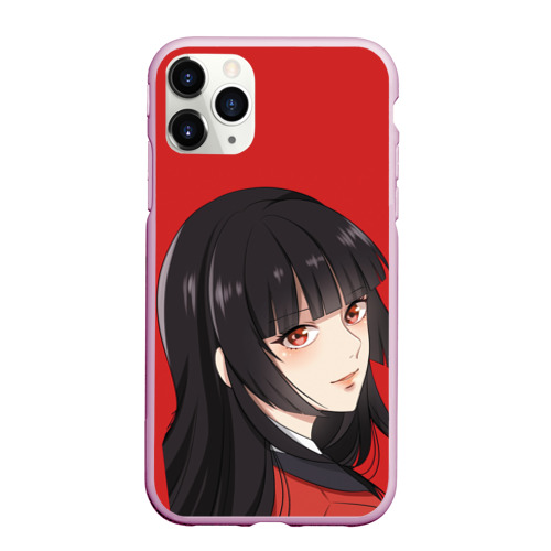 Чехол для iPhone 11 Pro Max матовый Kakegurui Red, цвет розовый