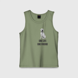 Детская майка хлопок Labrador one