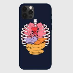 Чехол для iPhone 12 Pro Внутри Меня Котики в грудной клетки