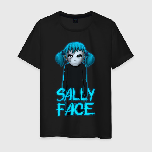 Мужская футболка хлопок Sally Face (ХЛОПОК), цвет черный