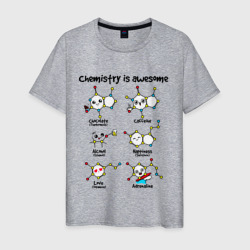 Мужская футболка хлопок Chemistry is awesome