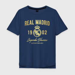 Мужская футболка хлопок Oversize Реал Мадрид