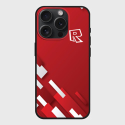 Чехол силиконовый для Apple iPhone 15 Pro матовый Roblox