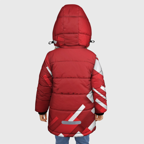 Зимняя куртка для девочек 3D Roblox, цвет красный - фото 4