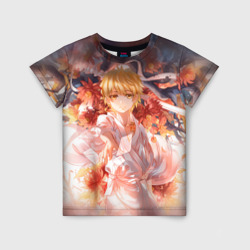 Бездомный Бог. Юкинэ в цветах – Детская футболка 3D с принтом купить со скидкой в -33%