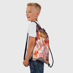 Рюкзак-мешок 3D Бездомный Бог. Юкинэ в цветах - фото 2