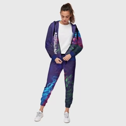 Женский костюм 3D Azerbaijan - флаг Азербайджан волнистый - фото 2