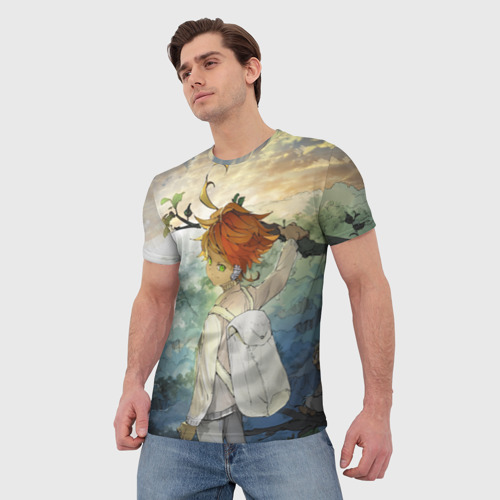 Мужская футболка 3D The Promised Neverland, цвет 3D печать - фото 3