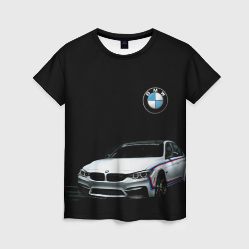 Женская футболка 3D BMW, цвет 3D печать