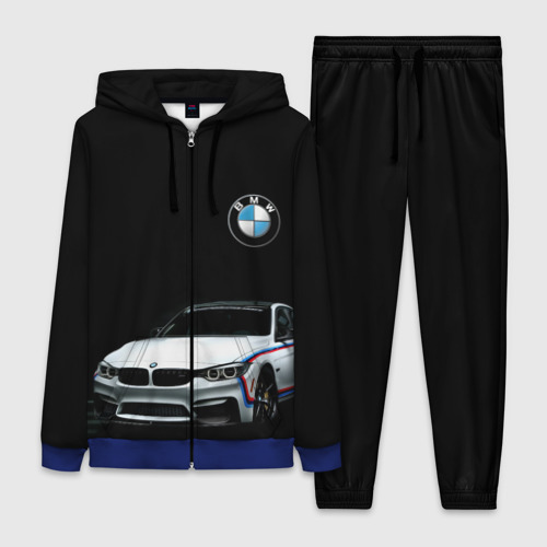 Женский костюм 3D BMW, цвет синий