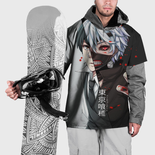 Накидка на куртку 3D Токийский гуль - Характер, цвет 3D печать