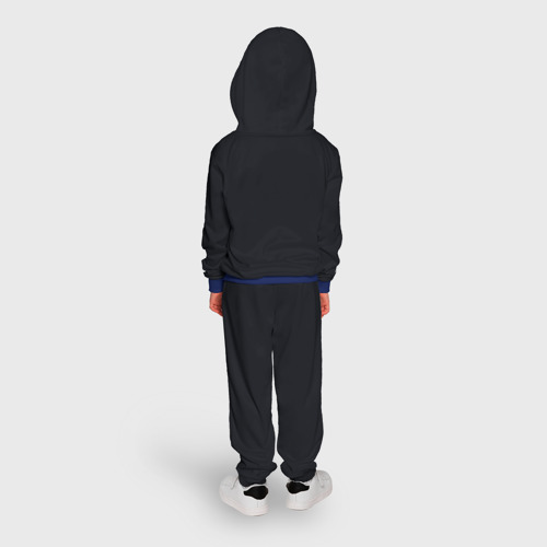 Детский костюм с толстовкой 3D BTS [2], цвет синий - фото 4