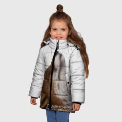 Зимняя куртка для девочек 3D Лиса "Главное фыр-фыр" - фото 2