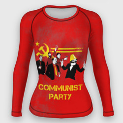 Женский рашгард 3D Communist party