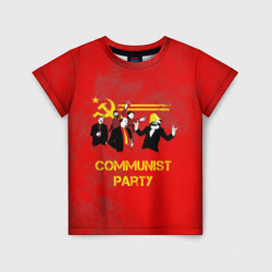 Детская футболка 3D Communist party