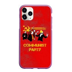 Чехол для iPhone 11 Pro Max матовый Communist party