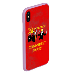 Чехол для iPhone XS Max матовый Communist party - фото 2