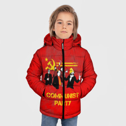 Зимняя куртка для мальчиков 3D Communist party - фото 2