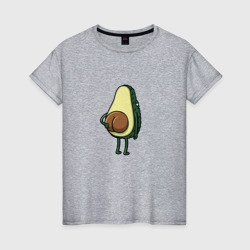 Женская футболка хлопок Авокадо
