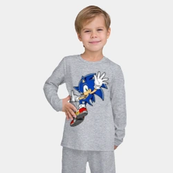 Детская пижама с лонгсливом хлопок Sonic - фото 2