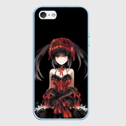 Чехол для iPhone 5/5S матовый Часы Аниме