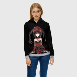 Женская толстовка 3D Часы Аниме - фото 2