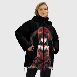Женская зимняя куртка Oversize Часы Аниме - фото 2