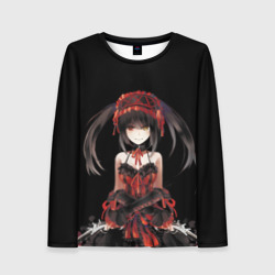 Женский лонгслив 3D Часы Аниме