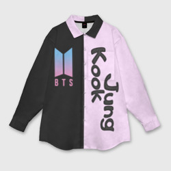 Женская рубашка oversize 3D BTS Jung Kook