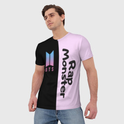 Мужская футболка 3D BTS RM - фото 2