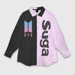 Мужская рубашка oversize 3D BTS Suga