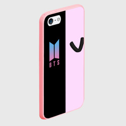 Чехол для iPhone 5/5S матовый BTS V - фото 2