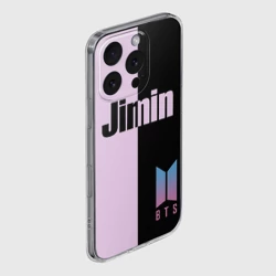 Чехол для iPhone 16 Pro Max силиконовый с защитой камеры BTS Jimin - фото 2